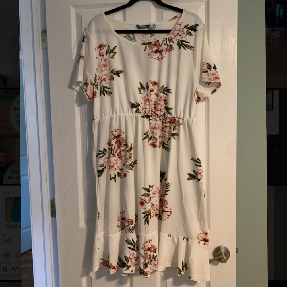 Shein plus floral dress
